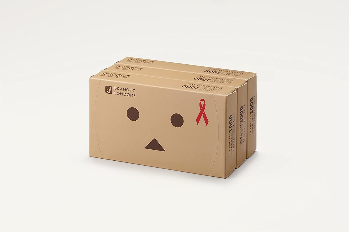 岡本 Okamoto 阿楞 Danboard 紙箱人聯名款安全套（12片裝）