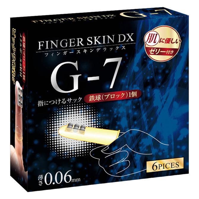 G-7 激ドット｜螺旋凸點手指套 (6片裝)