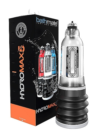 Bathmate｜HydroMax5 水力陰莖泵（透明色） 入門尺寸專用｜英國製造