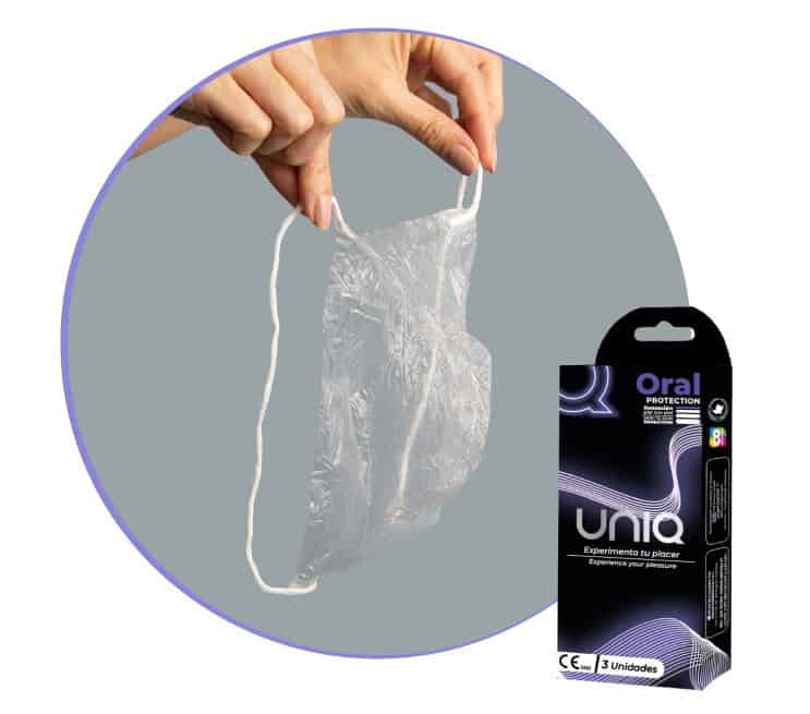 UNIQ Oral Love 口交膜（薄荷味）3片裝｜250mm x 150mm加大尺寸