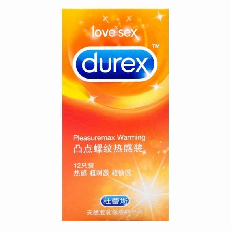 杜蕾斯 Durex 凸點螺紋熱感安全套 (12片裝)