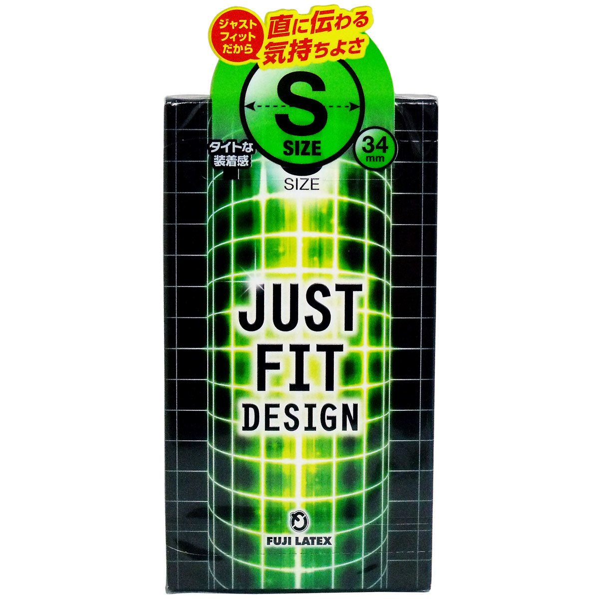 不二乳膠 Fuji Latex Just Fit S (Tight Size) 細碼安全套 / 34mm / 12片裝