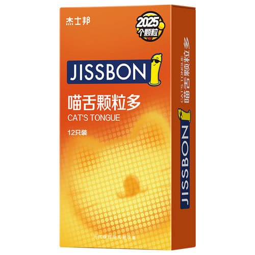 杰士邦 (Jissbon) 貓舌刺激安全套（12片裝）
