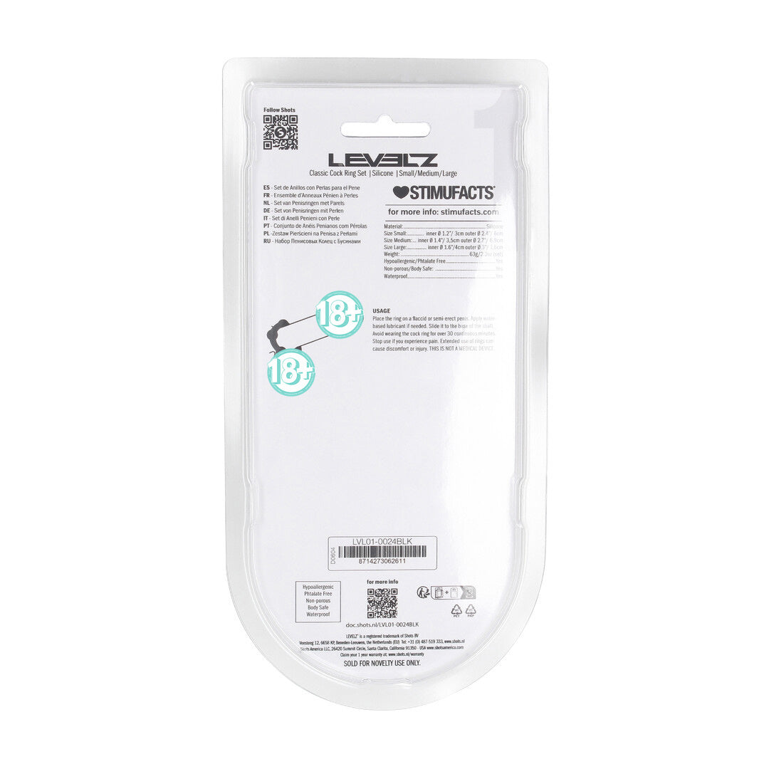 🇳🇱 Levelz Beaded 鎖精持久環套裝