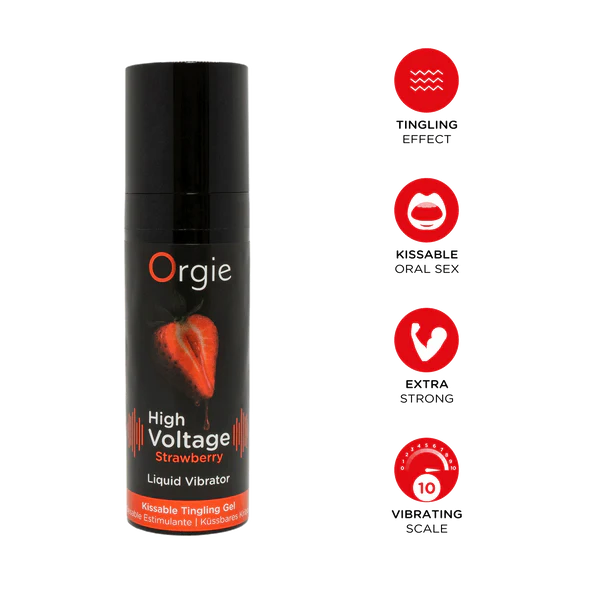 🇵🇹 Orgie High Voltage 草莓味酥麻震感口交高潮液 - 15ml
