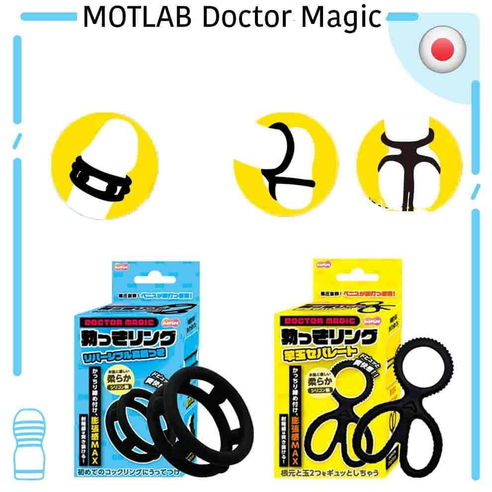 🇯🇵 MOTLAB Doctor Magic 鎖精持久環 - 三環 / 內側突起