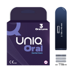 UNIQ 透薄感面罩式口交安全套 -  3片