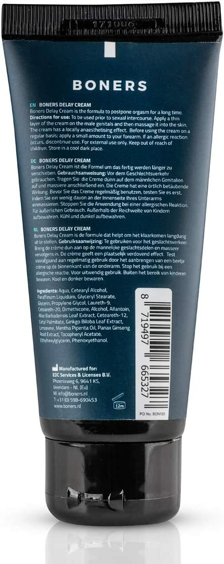 Boners 超持久延時膏 - 100ml