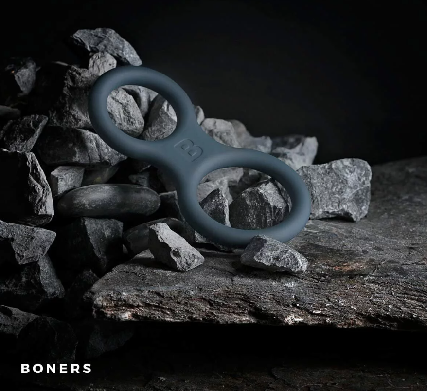 Boners｜8字形矽膠雙環鎖精環