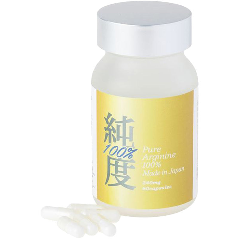 純度 Purity｜100% 高純度左旋精胺酸膠囊 60粒裝｜日本原裝