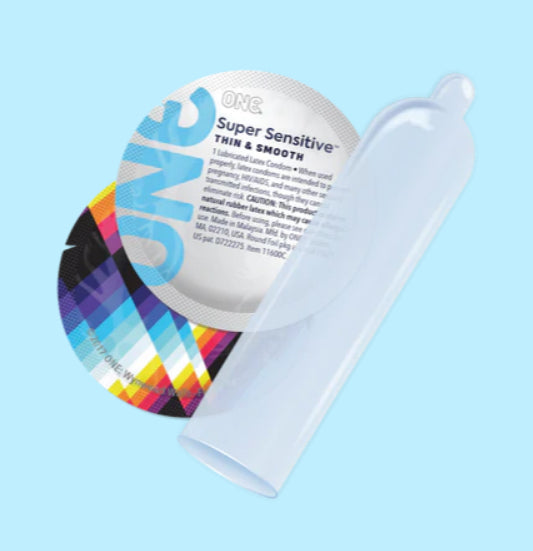 ONE® Super Sensitive 超薄加倍潤滑安全套 / 12片裝