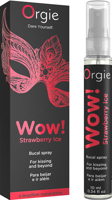 Orgie｜Wow! 士多啤梨薄荷口交噴霧 10ml｜隨身輕巧設計