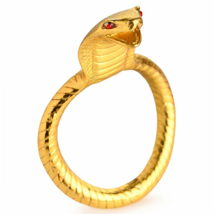 Master Series Cobra King Golden Cock Ring 靈蛇金屬陰莖環