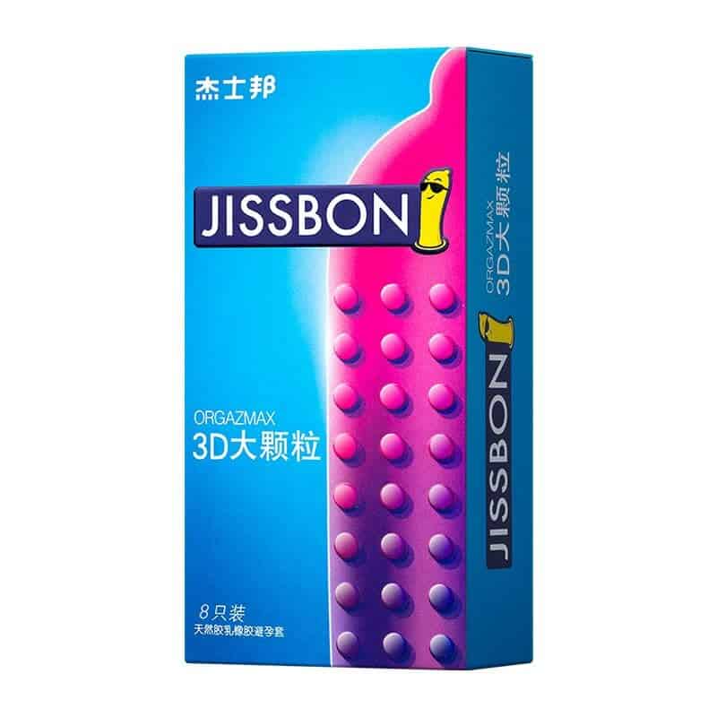 杰士邦 Jissbon 3D 大顆粒安全套 (8片裝)