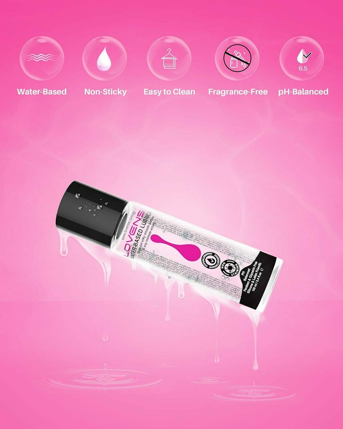 Lovense 絲滑持久濕潤水性潤滑劑 - 100ml