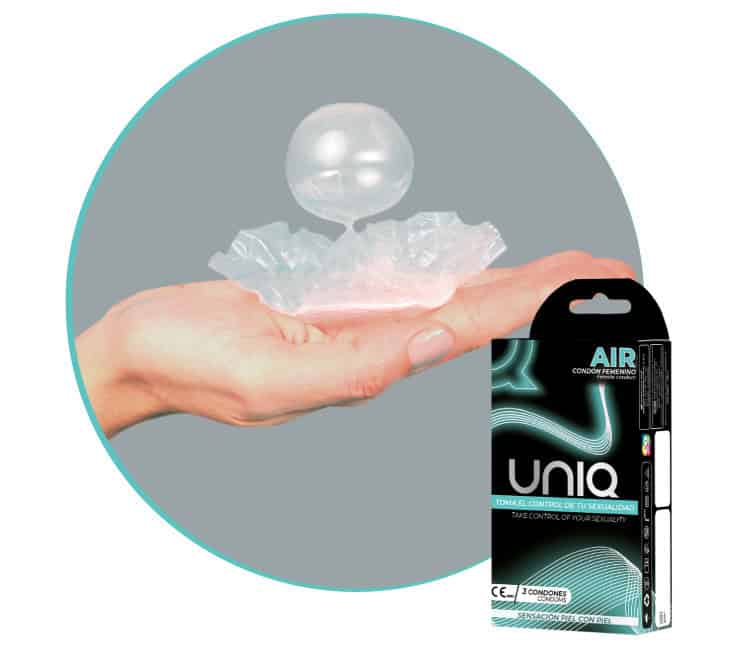 UNIQ AIR 0.01mm 超薄非乳膠安全套 / 38.2mm / 3片裝