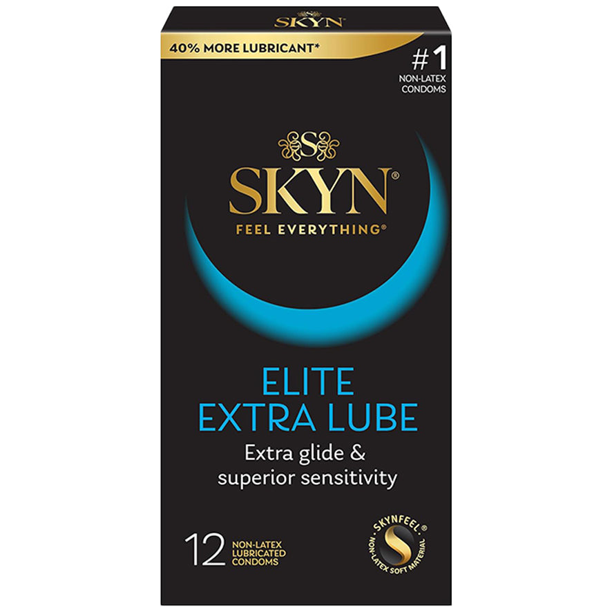 SKYN Extra Lubricated 潤滑版非乳膠安全套 - 12片裝