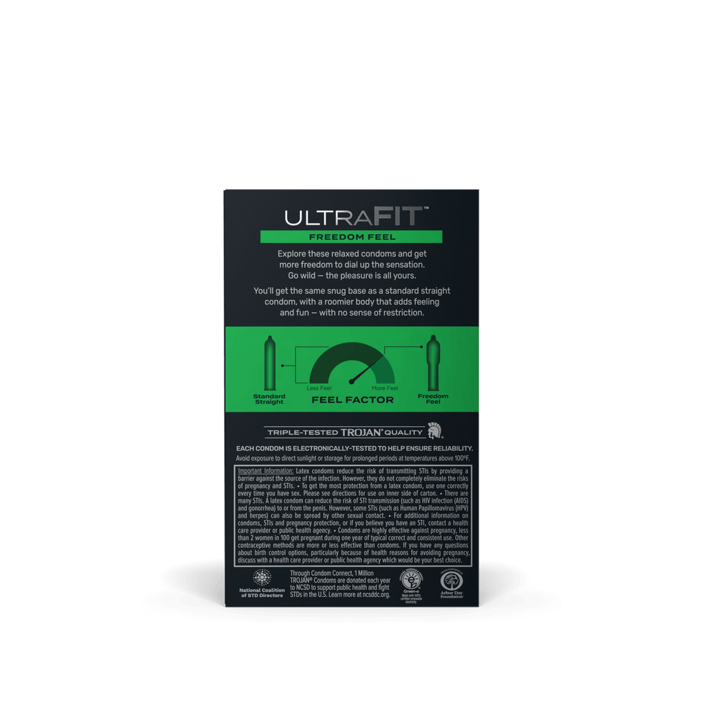 Trojan Ultra Fit 更自由光滑安全套 - 10片