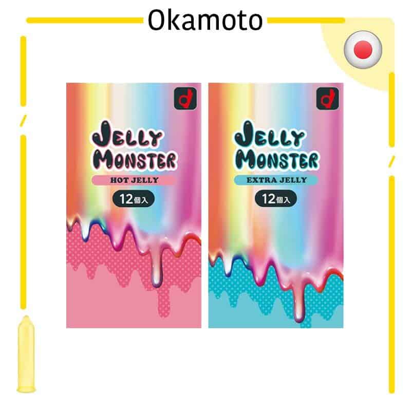 岡本 Okamoto 果凍怪獸 Jelly 1000 極級水潤型安全套（12片裝）