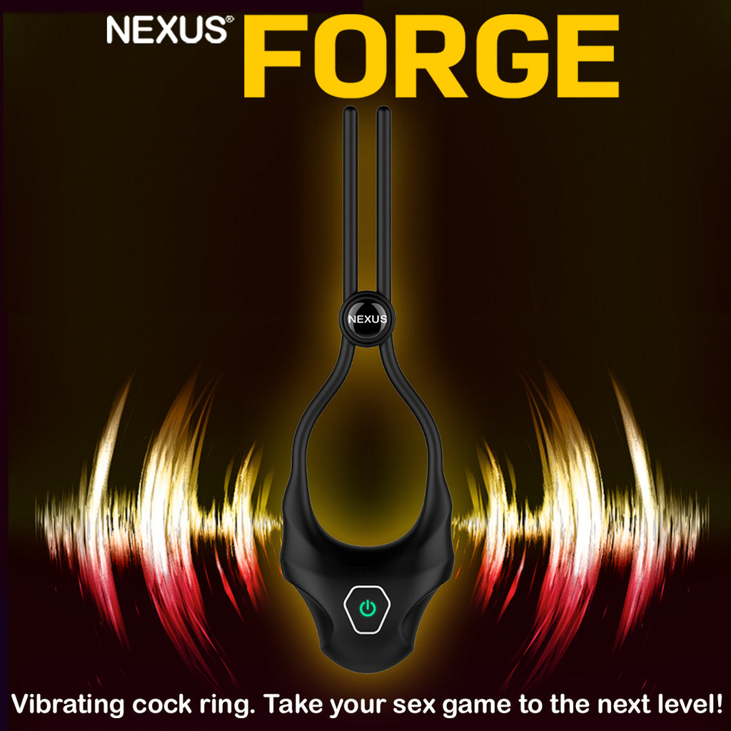 Nexus Forge 自訂鬆緊度震動鎖精持久環