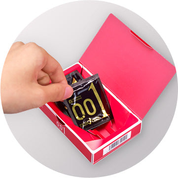 岡本 0.01大碼無感安全套(38mm) － 3片