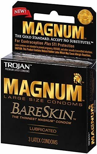 美國戰神 Trojan Magnum BareSkin 大尺碼極薄安全套（10片裝）