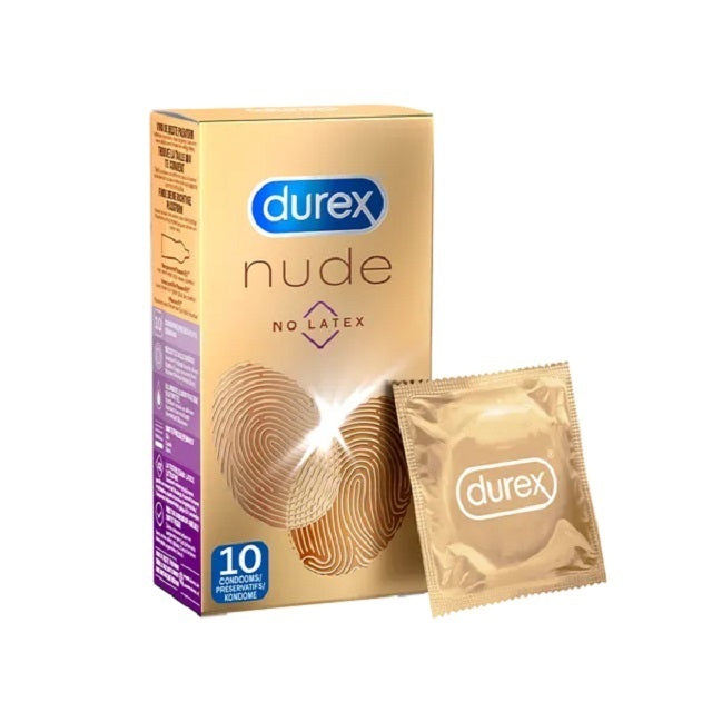 杜蕾斯 Durex Nude 真尊裝 (無乳膠) 安全套 / 10片裝