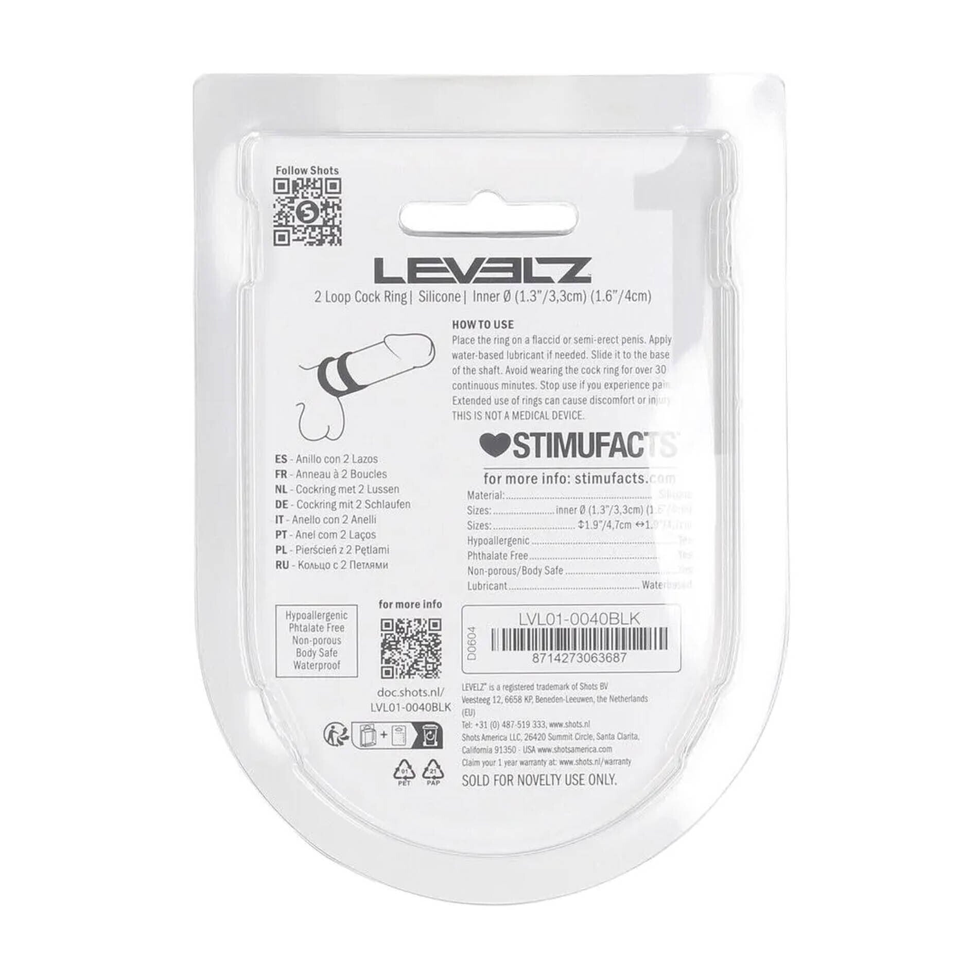 🇳🇱 Levelz 2 Loop 鎖精持久環