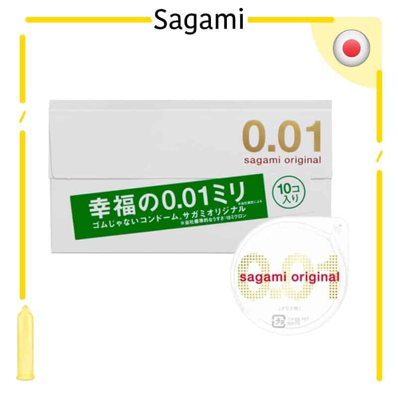 相模 Sagami Original 0.01mm 聚氨酯安全套 / 36mm / 10片裝