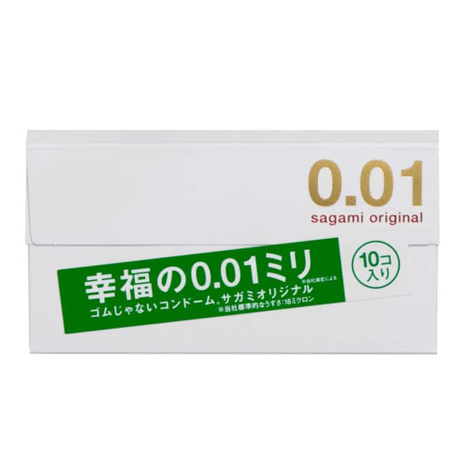 相模 Sagami Original 0.01mm 聚氨酯安全套 / 36mm / 10片裝