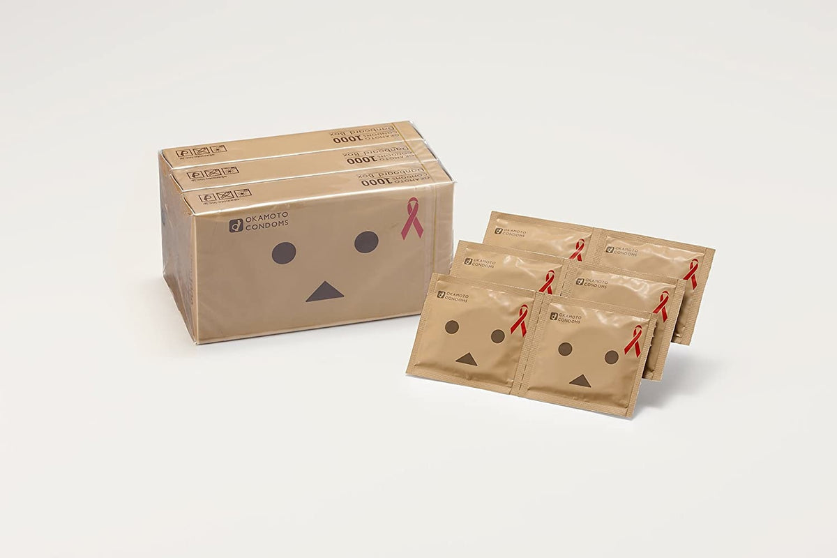 岡本 Okamoto 阿楞 Danboard 紙箱人聯名款安全套（12片裝）
