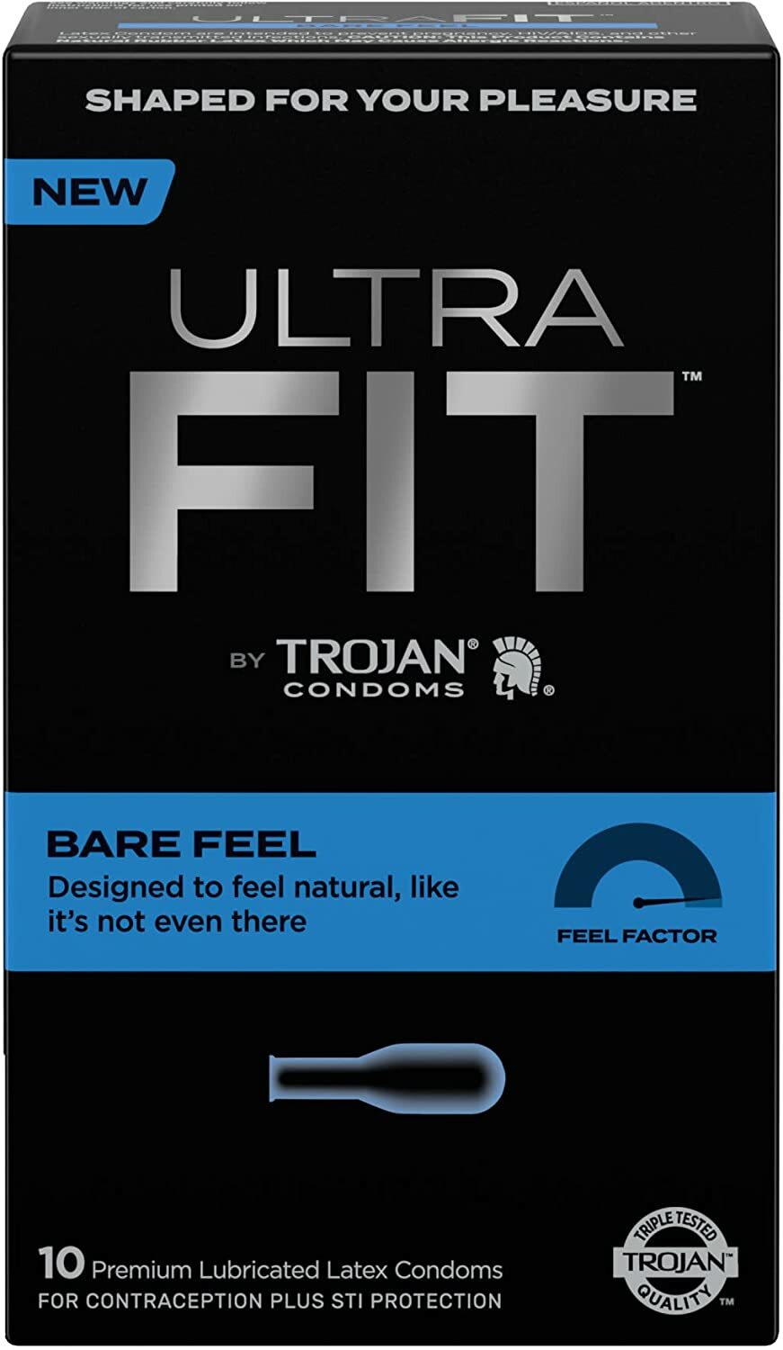 戰神 Trojan Ultra Fit 自然裸感安全套 - 10片裝