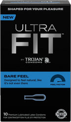 Trojan Ultra Fit自然裸感安全套 - 10片