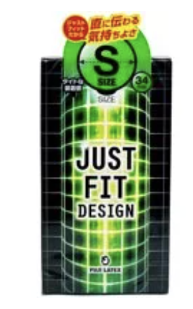 Just Fit 細尺寸安全套（34mm） - 12片