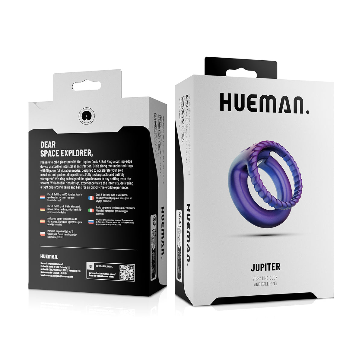 Hueman｜Jupiter 木星雙環震動鎖精環