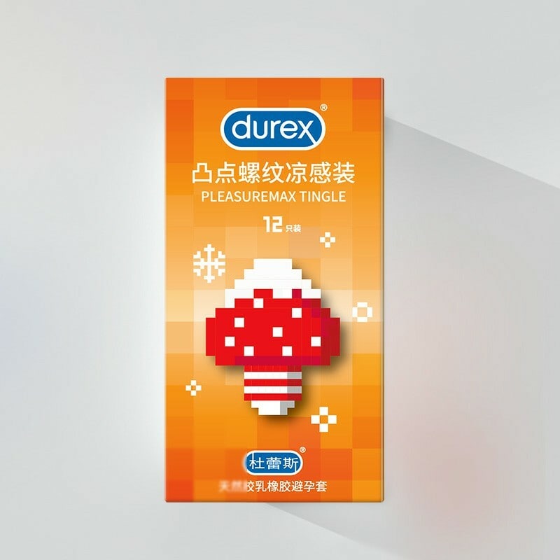 Durex 凸點螺紋涼感安全套 - 12片裝