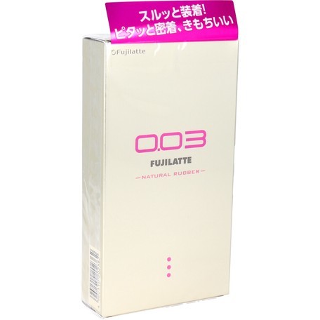 不二乳膠 Fuji Latex Just Fit 0.03 緊密纖薄安全套 (12片裝)
