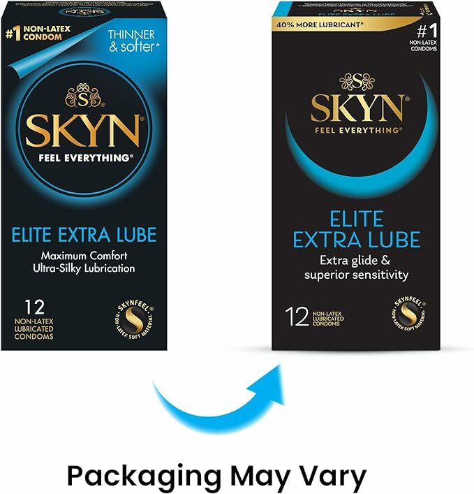 SKYN Extra Lubricated 潤滑版非乳膠安全套 - 12片裝