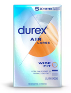 Durex Air大碼貼身超薄安全套 - 10片