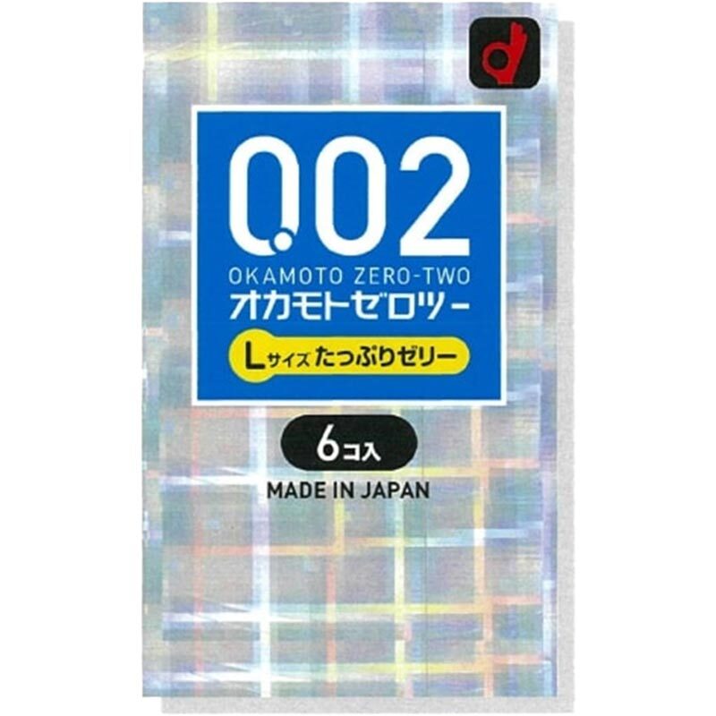 岡本 Okamoto｜0.02mm 水系聚氨酯大碼加倍潤滑安全套