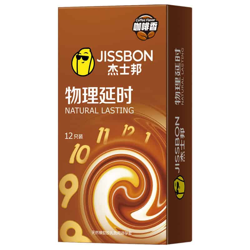 杰士邦 Jissbon 物理延時咖啡香安全套 (12片裝)