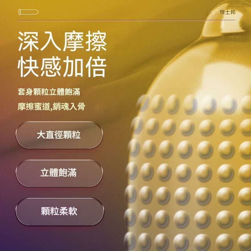 🇦🇺 杰士邦大顆粒情趣4合1雜錦款式安全套 - 20片