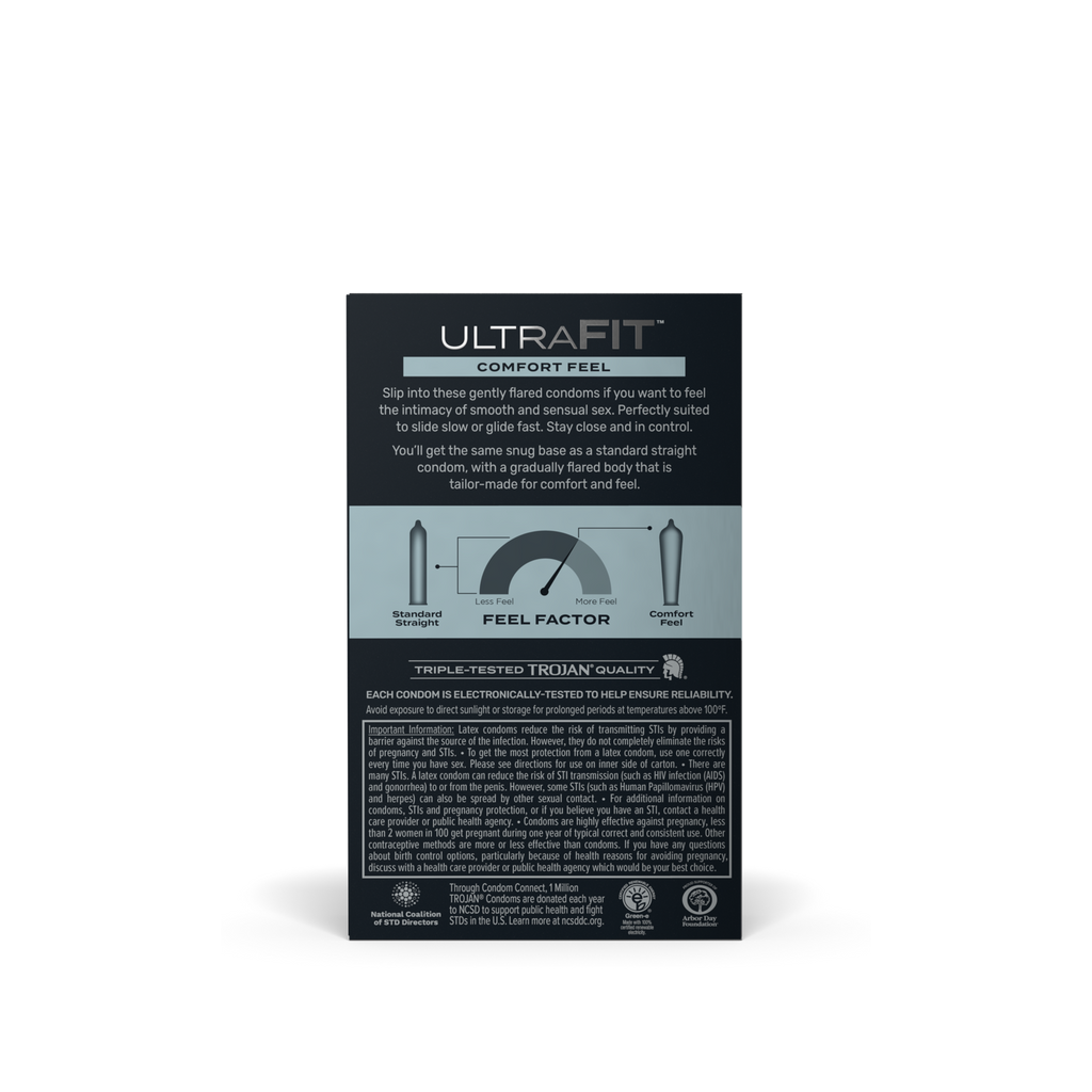 Trojan Ultra Fit 循序漸窄更順滑安全套 - 10片