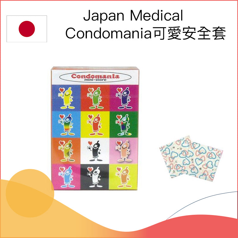 Japan Medical Condomania 可愛安全套（草莓味）/ 10片裝