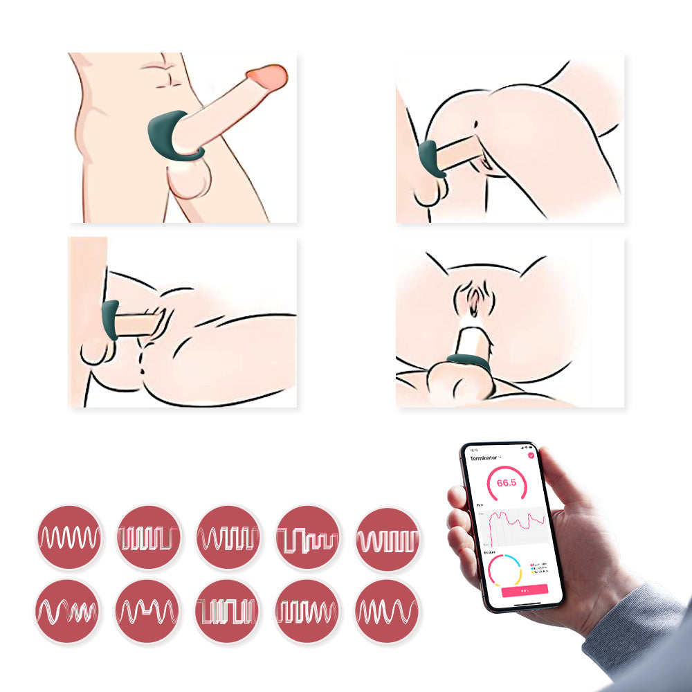 Magic Motion Dante II 智能遙控震動鎖精持久環