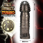PRIME Tri Infinity Turbo 震動式凸點陰莖套 - 武 (P-037)