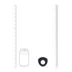 Levelz｜Vibrating Cock Ring 震動鎖精持久環（黑色｜1入）