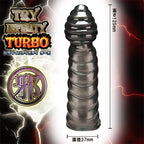 PRIME Tri Infinity Turbo 震動式凸點陰莖套 - 武 (P-037)