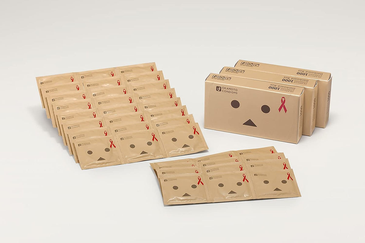 岡本 Okamoto 阿楞 Danboard 紙箱人聯名款安全套（12片裝）