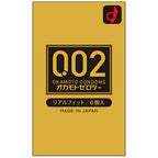 岡本 Okamoto 0.02mm 真．貼身水系聚氨酯安全套 / 36mm / 6片裝